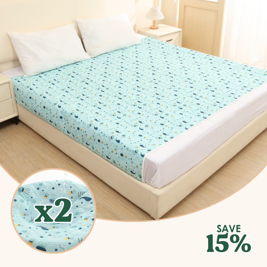 2x Pack | Oversized Leak-Proof Bed Guard