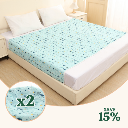 2x Pack | Oversized Leak-Proof Bed Guard