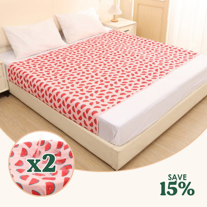 2x Pack | Oversized Leak-Proof Bed Guard